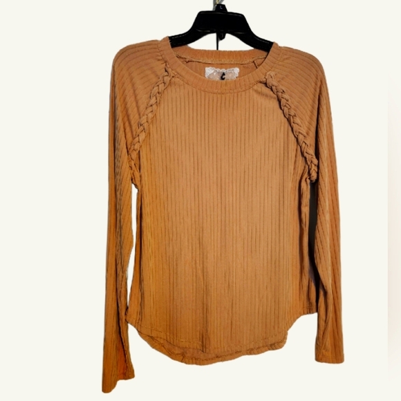Cupio Tops - Cupio Ribbed Long Sleeve